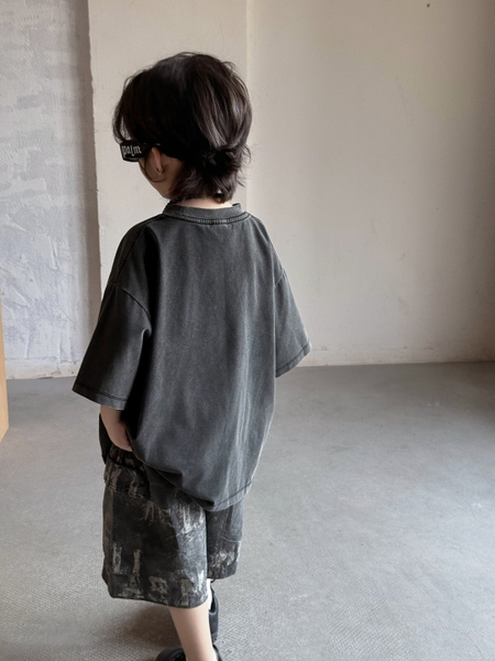 Áo Ngắn Đen Cún AY