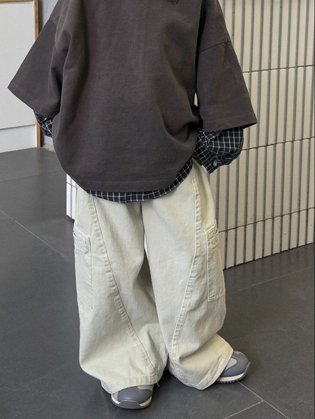 Quần Dài Kaki Be AY