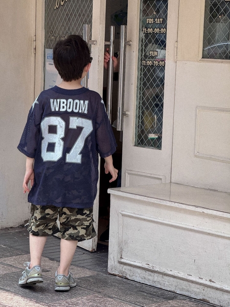Áo Ngắn lưới Xanh Đen 87 PL