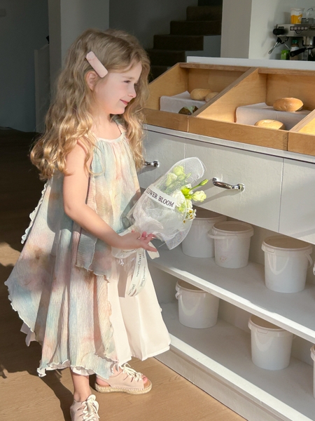 Váy Dài Voan Nhiều Màu Peach