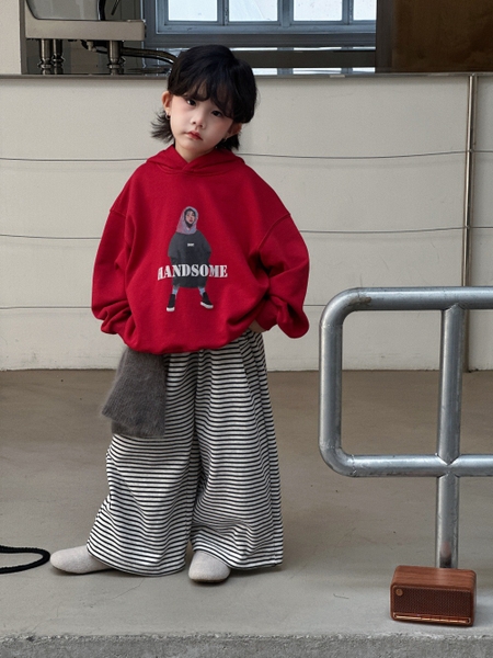 SD Hoodie Đỏ Handsome+ Quần Kẻ MGJ