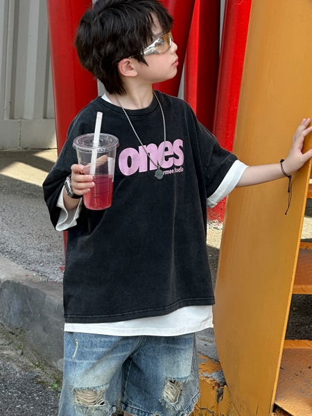 Áo Ngắn Ones Đen AM