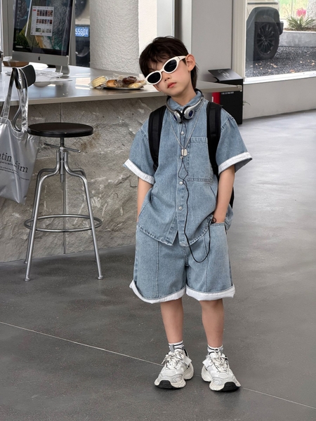 SN Jean Nhạt Túi Trước FS