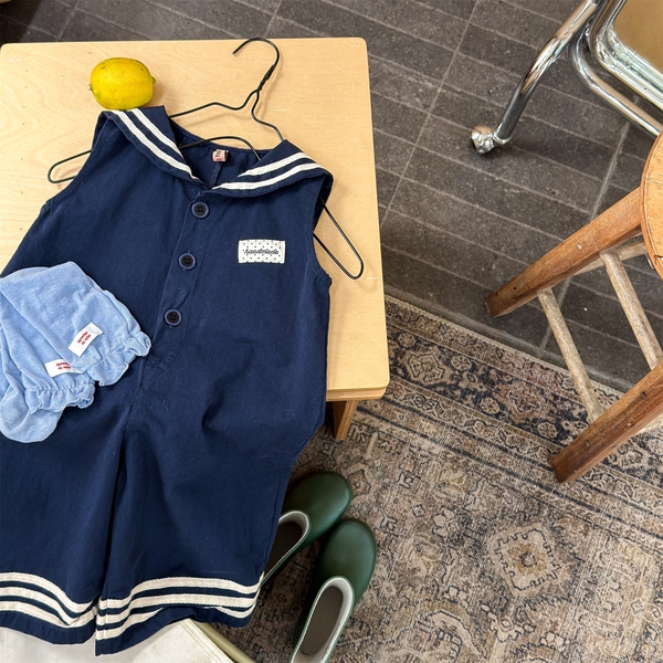 Jump Dài Thuỷ Thủ Xanh Đen AD Baby