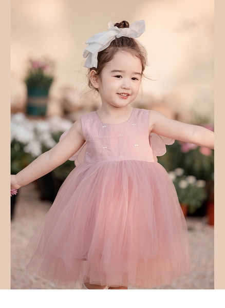 VN Voan Hồng Cánh Bướm Cimon