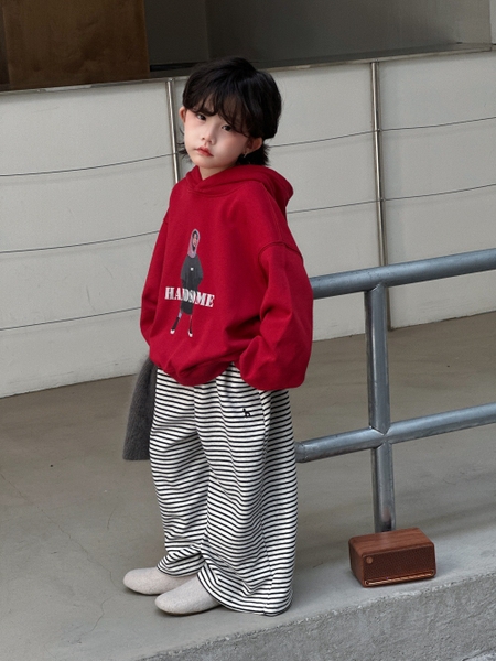 SD Hoodie Đỏ Handsome+ Quần Kẻ MGJ
