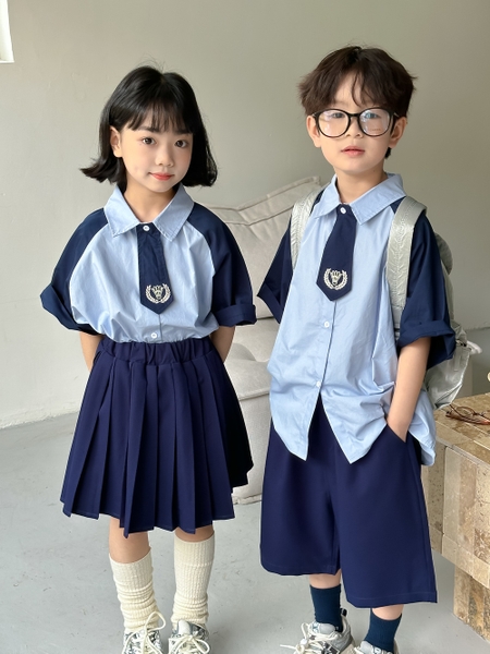 SET ÁO CAVAT VÁY NGẮN KM