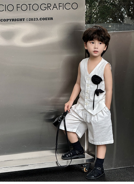 SN Gile Trắng Kèm Hoa Cài YH