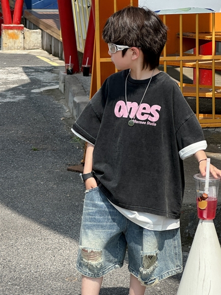 Áo Ngắn Ones Đen AM