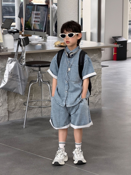 SN Jean Nhạt Túi Trước FS