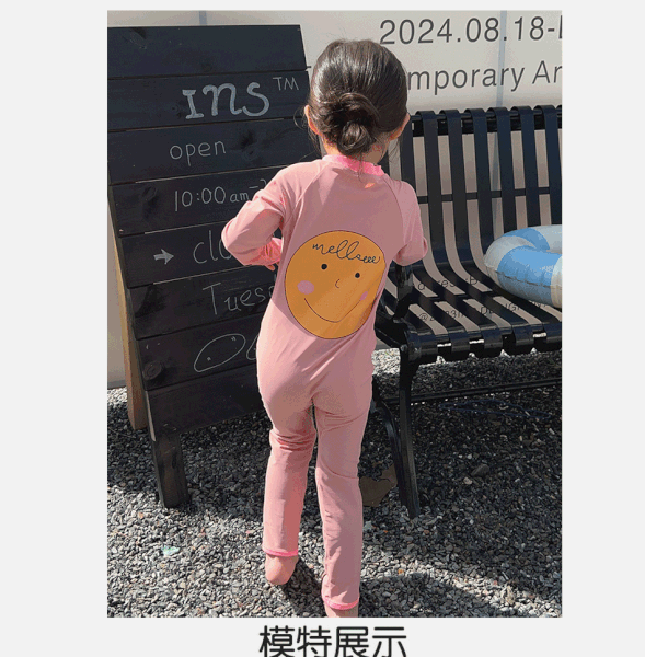 Jump Bơi Hồng Mặt Cười Cam