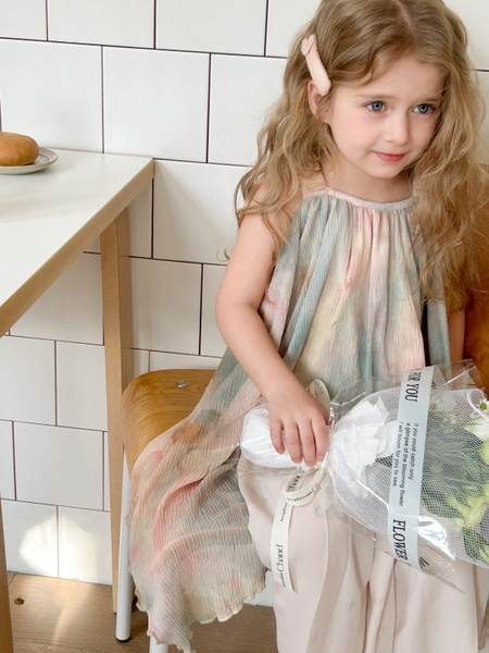 Váy Dài Voan Nhiều Màu Peach