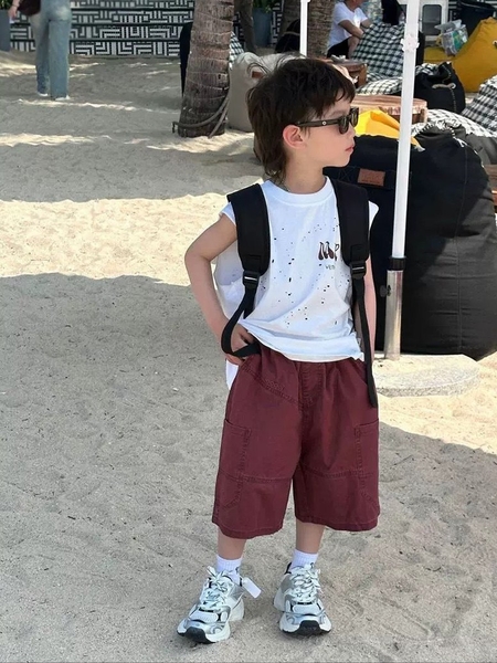Quần Ngắn Kaki Đỏ FS