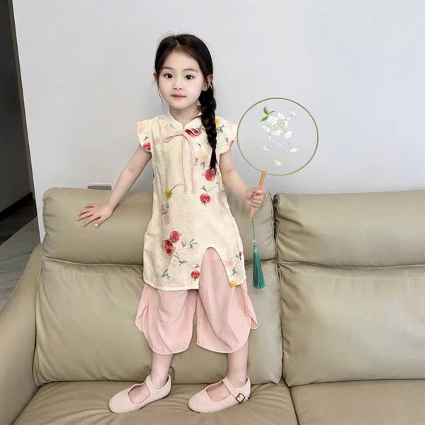 SET DÀI ÁO LỰU & QUẦN HỒNG RB