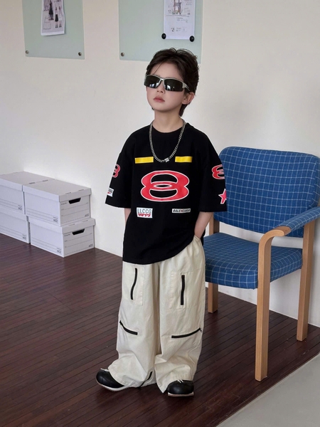 QD Kaki Be Túi Khóa Đen HY