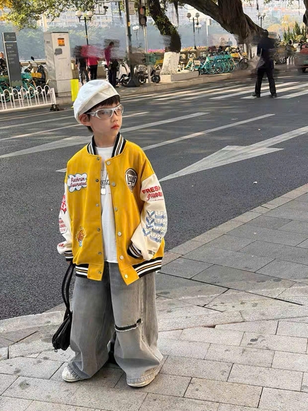 Áo Khoác Bomber Vàng FS