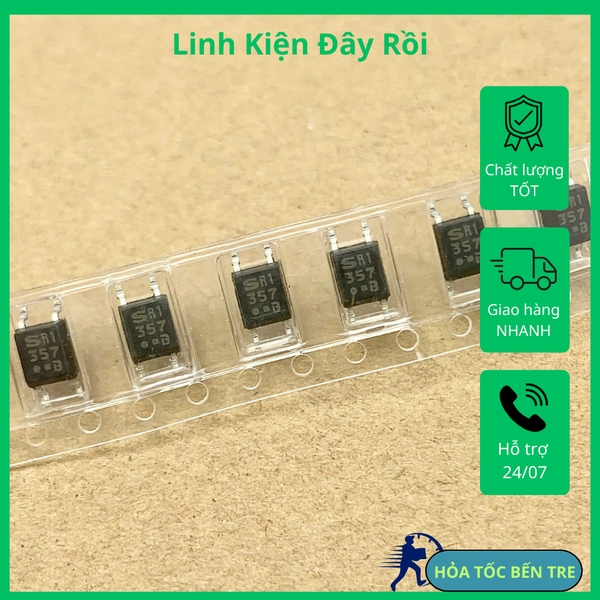 5 cái OPTO 357 EL357 PC357 PC357B PC357N2J000F SOP-4 chính hãng