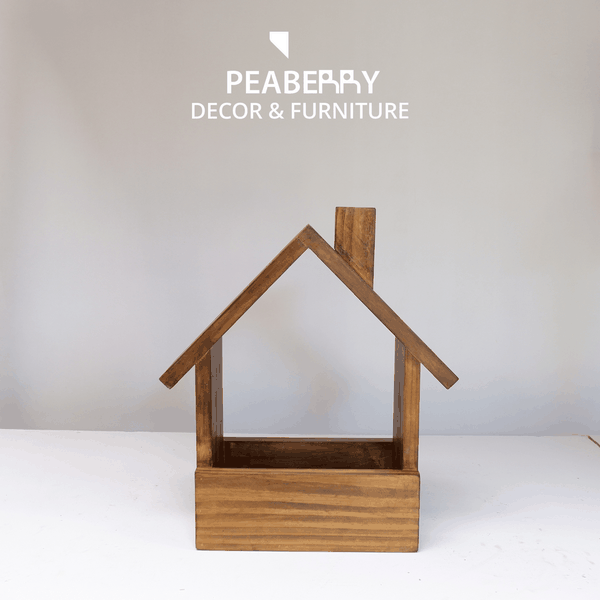 Khay gỗ decor hình ngôi nhà