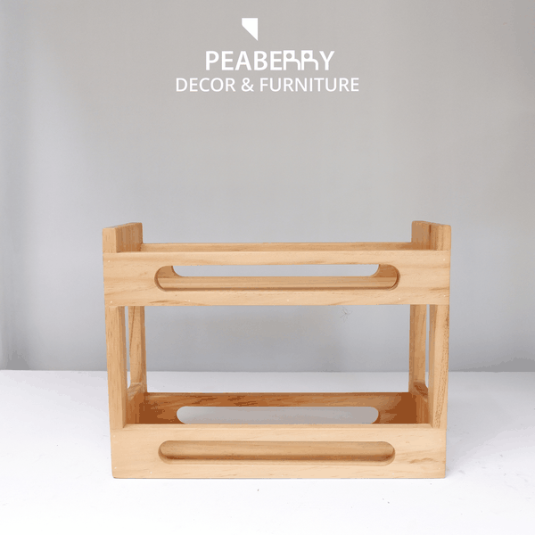 Kệ gỗ mini 2 tầng