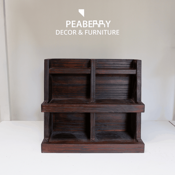 Kệ gỗ decor nhiều ngăn