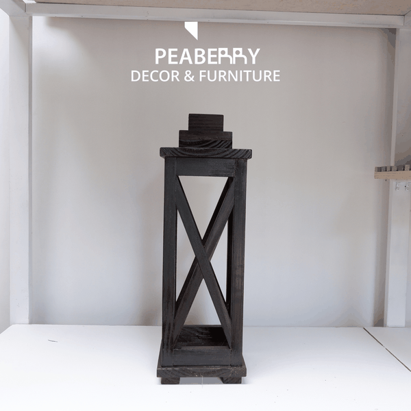 Đèn gỗ decor song chéo