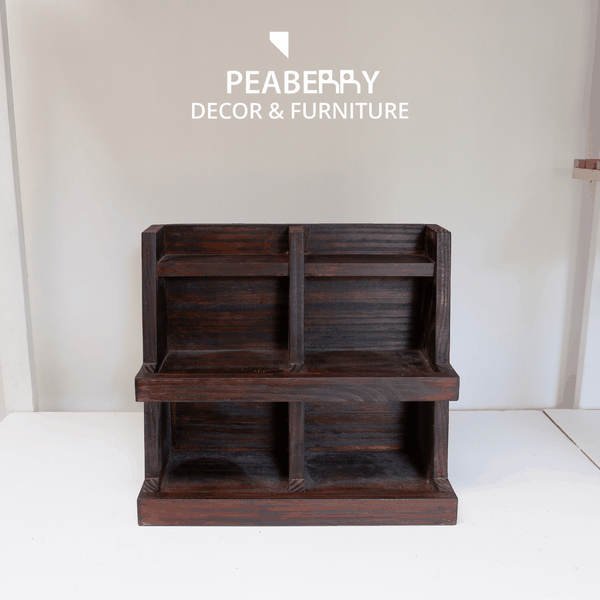 Kệ gỗ decor nhiều ngăn