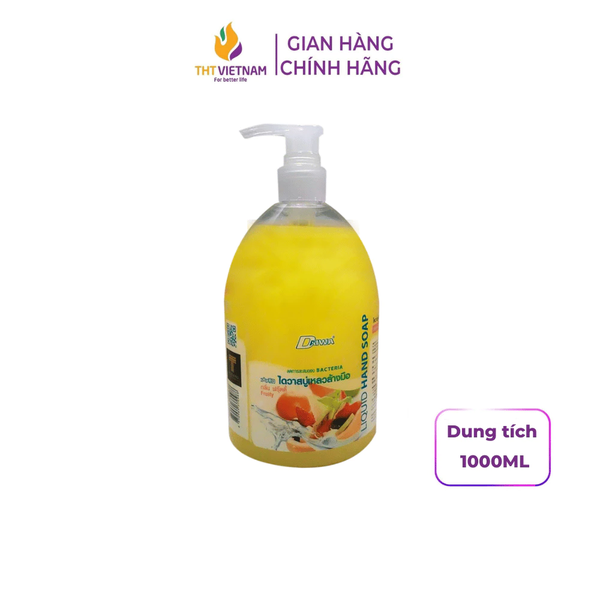 Nước rửa tay tạo bọt Daiwa chính hãng diệt khuẩn thơm lâu hương hoa quả dạng chai 500ml