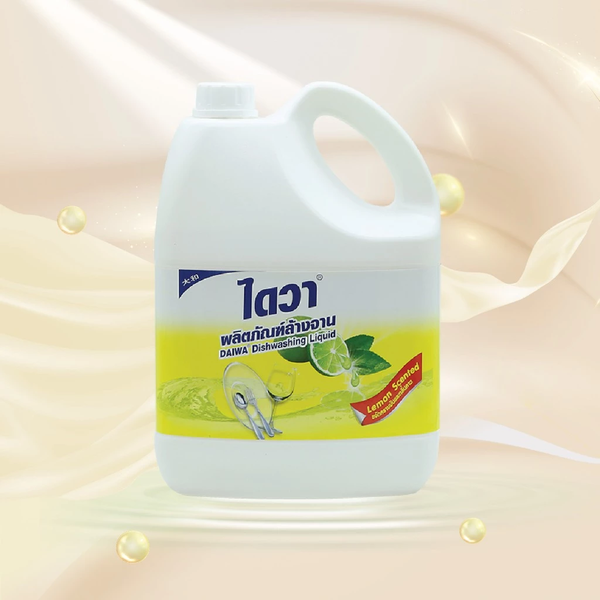 Nước rửa chén Daiwa An toàn sạch bóng Chính hãng 3,6L Can Lớn Tiết kiệm
