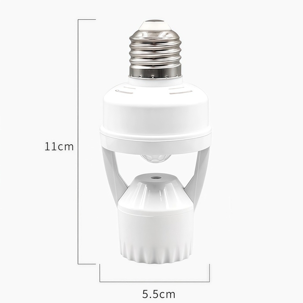 Đui Đèn Cảm Ứng Hồng Ngoại E27 – Tự Động Bật Tắt, Tiết Kiệm Điện