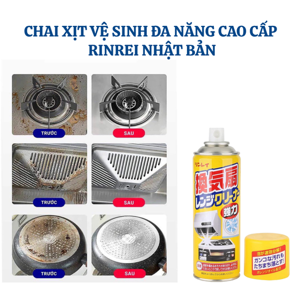 Chai Xịt Vệ Sinh Đa Năng Cao Cấp Rinrei