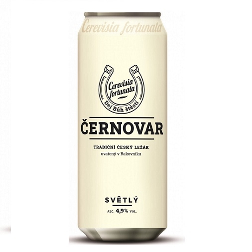 Bia Cernovar Premium Pale Lager 4.9% Tiệp – Thùng 24 lon 500ml