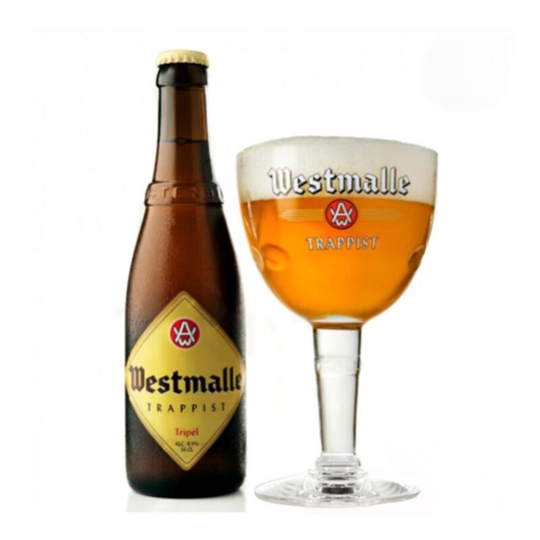 Bia Westmalle Trappist Tripel 9,5% Bỉ – chai 330ml