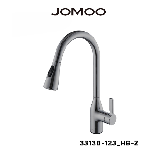 Vòi rửa bát dây rút JOMOO 33138-123/HBS-Z nóng lạnh