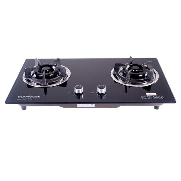 Bếp gas âm kính cao cấp Sunhouse SHB7736