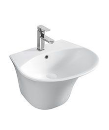 Chậu liền khối chân lửng Kolni 5600C