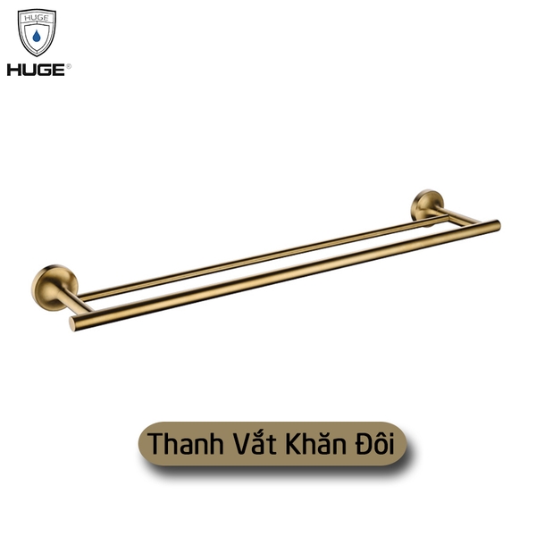 Thanh vắt khăn đôi Huge Pamela gold H-B1739AG
