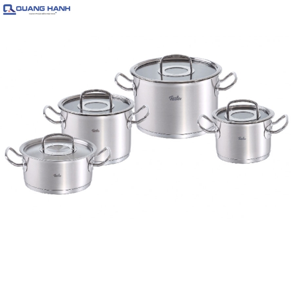 Bộ nồi từ Fissler Original Profi collection 4 món nắp kính