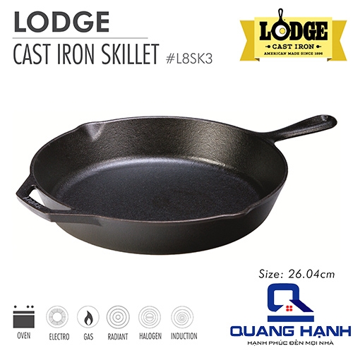 Chảo gang Lodge 26 CM