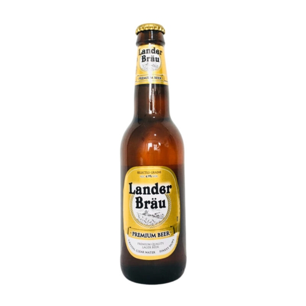 Bia Lander Brau Premium 4.9% Hà Lan – thùng 24 chai 330ml