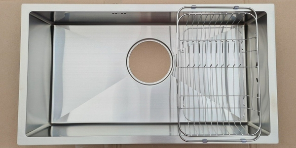 Chậu rửa bát Hàn Quốc 1 hố cỡ lớn Daeshin SQS-7845-1 ( lắp dương hoặc âm bàn )