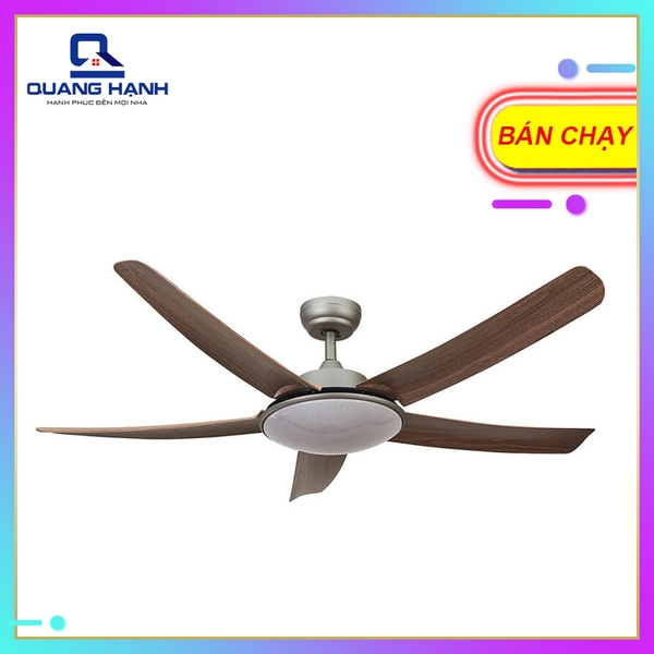 Quạt trần đèn hiện đại HL-FAN802 có điều khiển