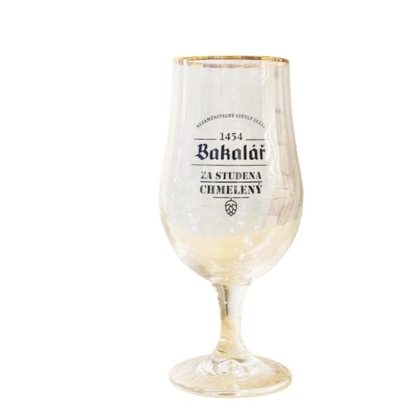 Ly bia Bakalar 330ml Tiệp (có chân)