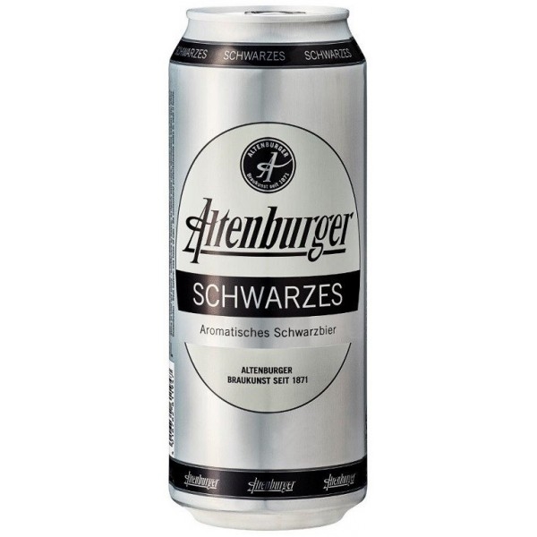 Bia Altenburger Schwarzes 4,9% Đức – thùng 24 lon 500ml
