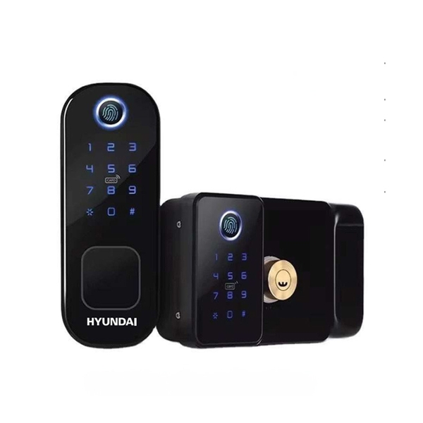 Khoá điện tử Hyundai cửa cổng HY-SLN002 Black
