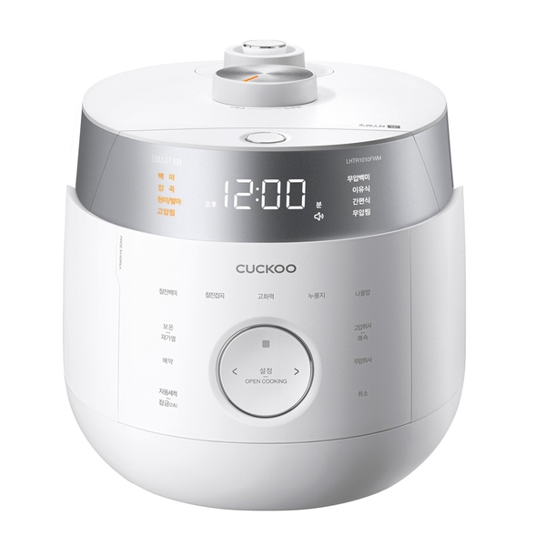 Nồi cơm điện cao tần áp suất kép Cuckoo CRP-LHTR1010FW dung tích 1.8 Lít (màu trắng)