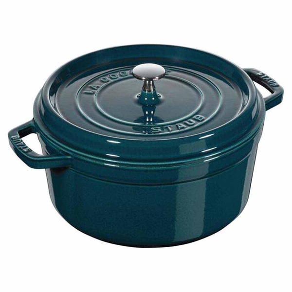 Nồi gang tròn Staub màu xanh ngọc 26cm - 5.2L