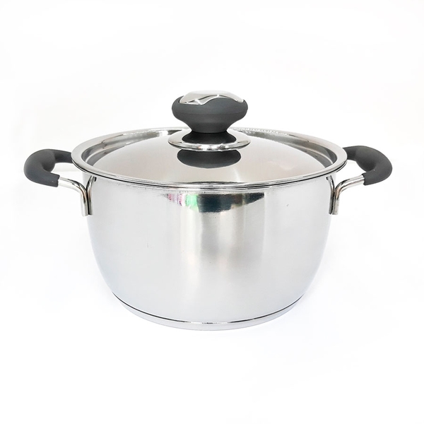 Nồi Inox 430 Fivestar quai Silicon 24cm FSN24002