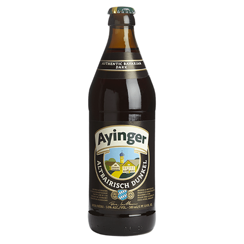 Bia Ayinger Altbairisch Dunkel 5% Đức – chai 500ml