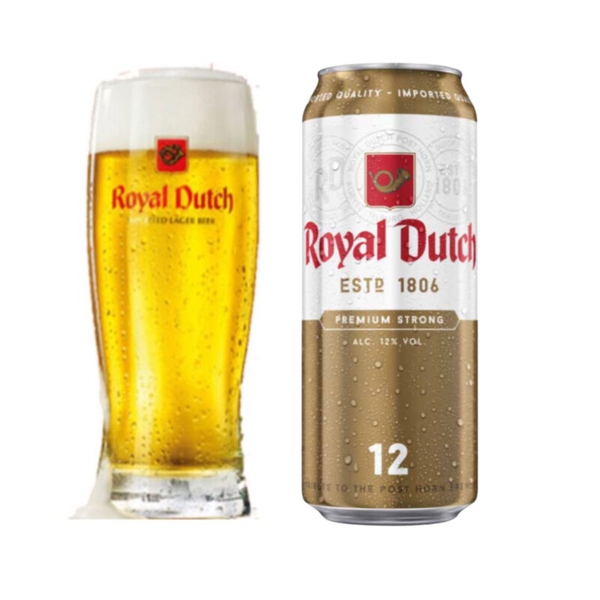 Bia Royal Dutch Strong 12% Hà Lan – thùng 24 lon 500ml