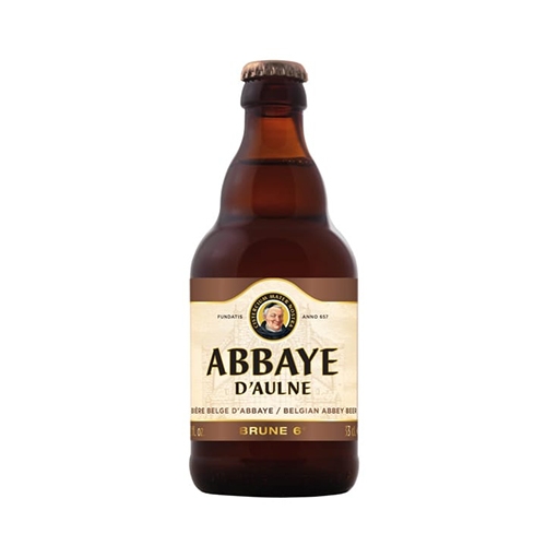 Bia Abbaye d’Aulne Brune 6% Bỉ – chai 330ml